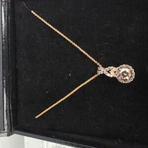 💞Le Vian 14K Dimond Pendant w Chocolate Diamonds